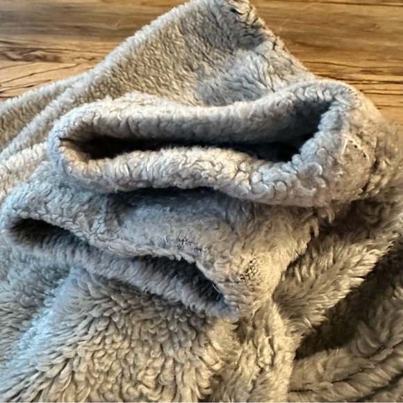 VTG Black Mountain Outdoor Alaska Chunky Fleece Full Zip Nature Deer USA L - Picture 10 of 16